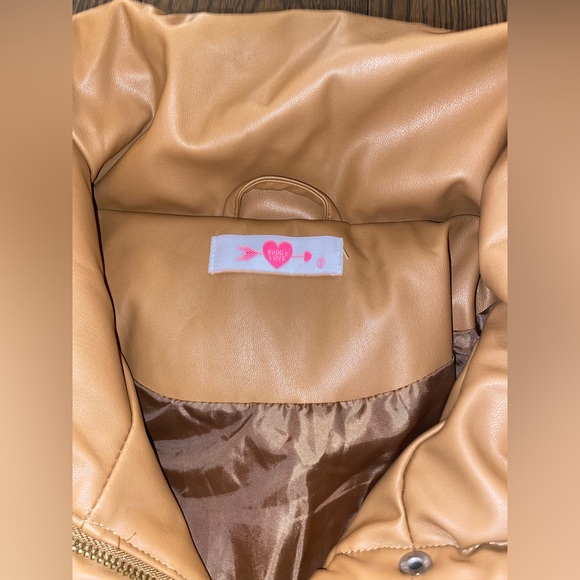 Tan/Brown Puffer Jacket - Picture 3 of 5